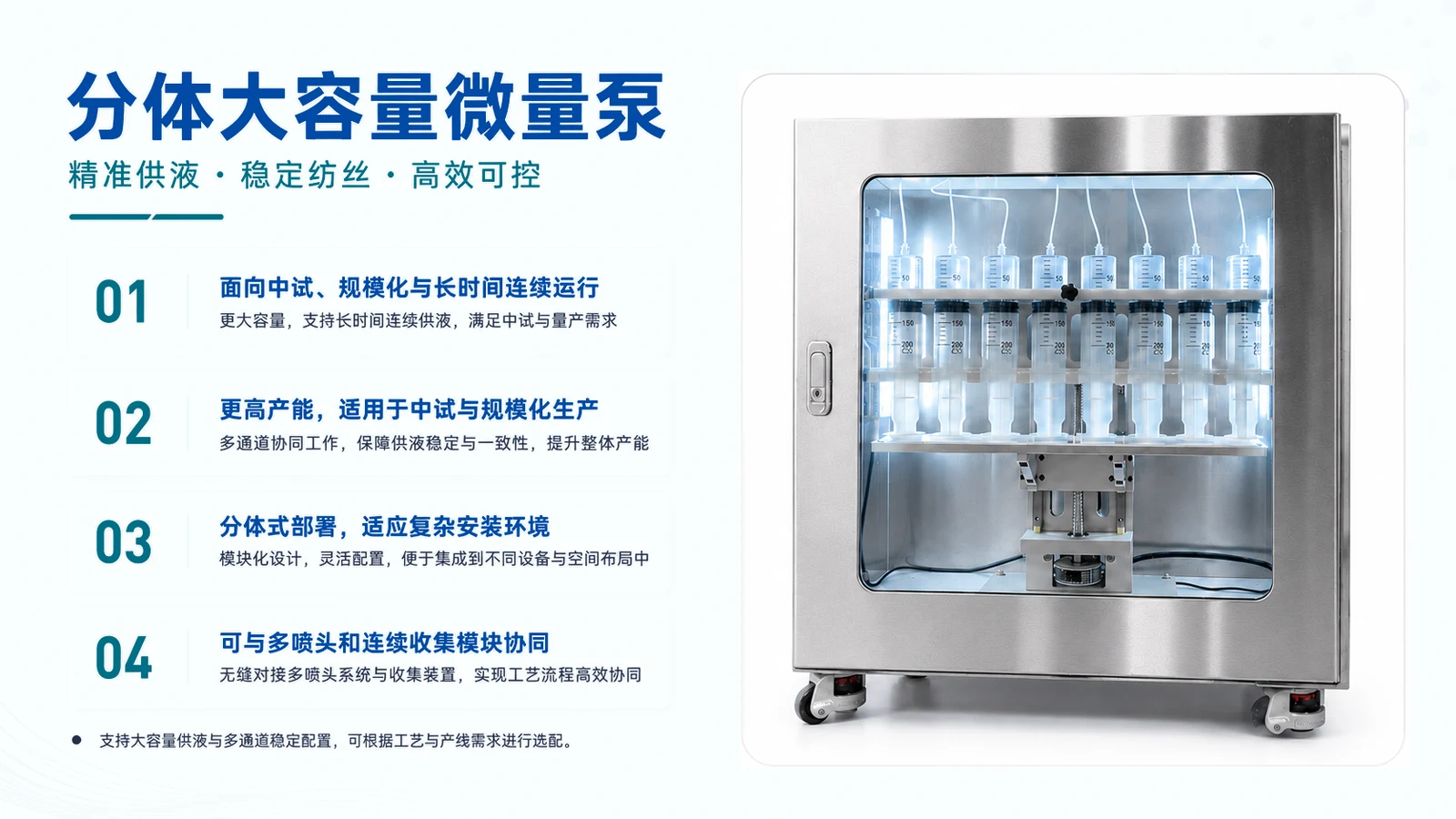 分体大容量微量泵