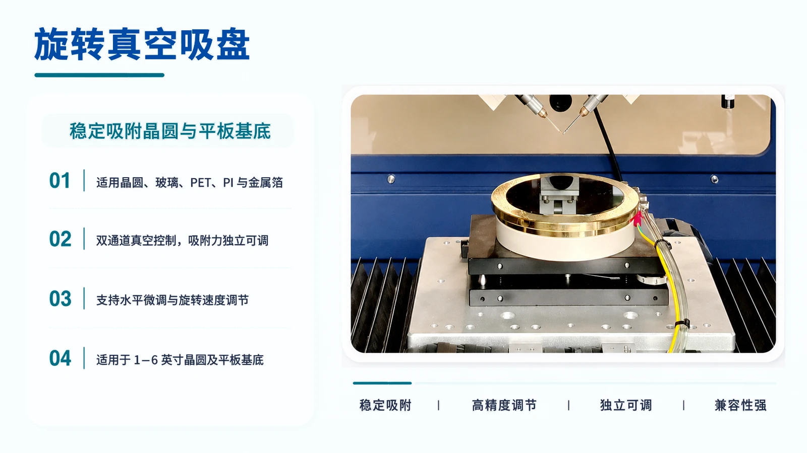 旋转真空吸盘