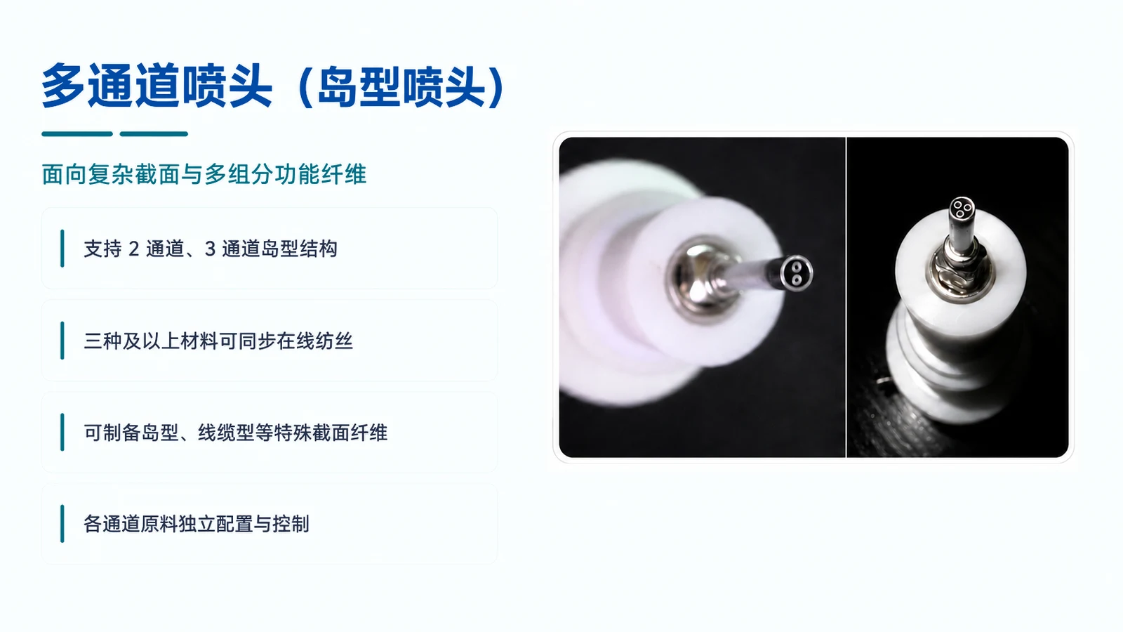 多通道岛型喷头